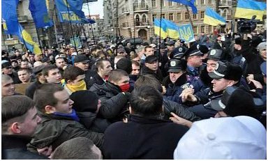 В Одессе подрались противники и сторонники Евромайдана