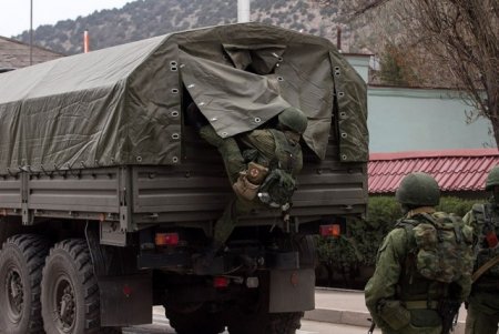 Бахчисарайский автобат захватили российские военные