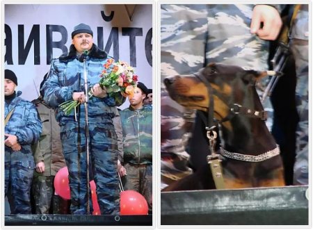 Предатели Украины из «Беркута», похищавшего людей на Чонгаре, красовались на сцене в Севастополе
