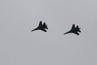 Над Харьковом пролетели два истребителя МиГ-29