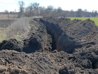 Сумская область Украины отгородилась от России 4-метровым рвом