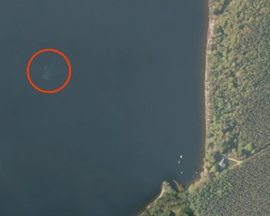 Спутник Apple сфотографировал лох-несское чудовище