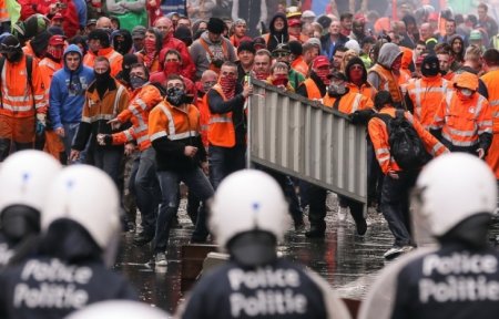 Протест в Брюсселе: 27 пострадавших