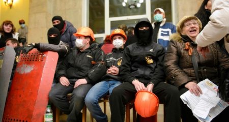Сепаратист “Топаз” принимал участие в повторном штурме Харьковской ОГА - “Правый сектор”