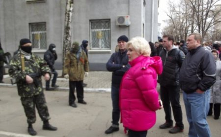 При захвате здания Славянского горотдела милиции никто не пострадал, - МВД