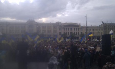 В Харьков митинг за единую Украину собрал 7 тыс. человек