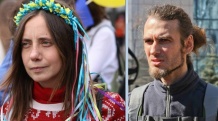 В Луганске боевики отпустили двух общественных активистов Алексея Биду и Анну Мокроусову