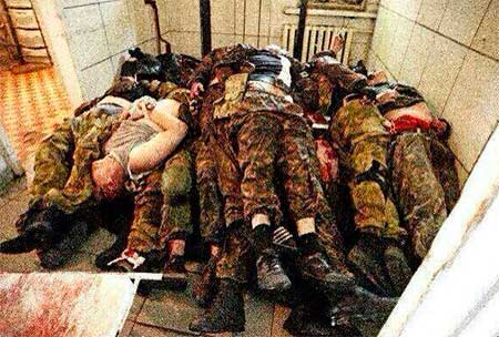 В Чечне похоронили 43 кадыровца, которые были убиты в Донецке (ФОТО 18+)