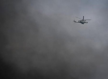 В Славянске террористы сбили третий вертолет ВВС Украины, - российские СМИ