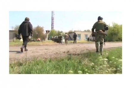Телецентр в Славянске освобожден от террористов. Видео