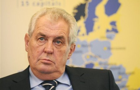 Президент Чехии опасается гражданской войны в Украине или иностранного военного вмешательства