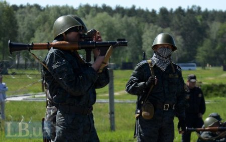 В Новых Петровцах начались учения Второго батальона Нацгвардии