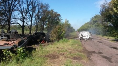 Турчинов: В Донецкой области в бою погибли 13 украинских силовиков
