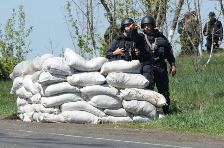 В центре Донецка возведены новые блокпосты