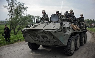 В Славянске ранены двое украинских силовиков