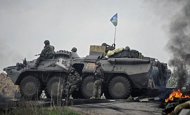 Колонна сил АТО отбила атаку террористов - Тымчук
