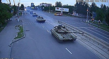 Сепаратисты отключили все веб-камеры в Луганске после того, как были засняты танки боевиков