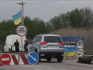 Блокпост №1 под Славянском под контролем украинских военных