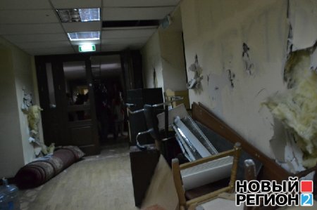    	 Кличко показал разрушенную мэрию Киева (ВИДЕО, ФОТО)