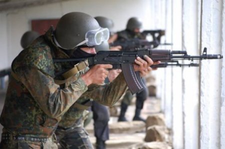 Батальон «Донбасс» показал тренировку бойцов