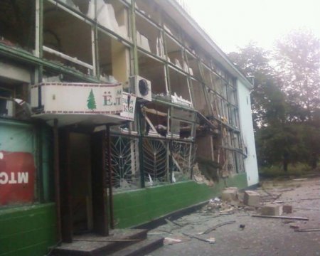 Фотофакт: разрушенный боевиками Славянск