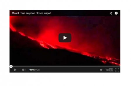 На Сицилии извергается вулкан Этна. Видео