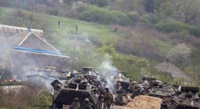 Возле Саур-могилы ожидают танкового столкновения Украины и России