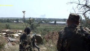 Террористы обстреляли село Придорожное Донецкой области. Видео
