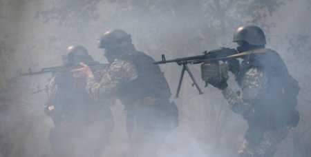 Боевиков, которые с белым флагом открыли огонь по блокпосту сил АТО, уничтожено