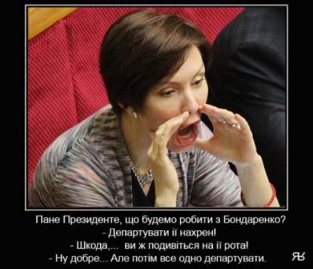 Фотожабы на крики Бондаренко в парламенте. Фото
