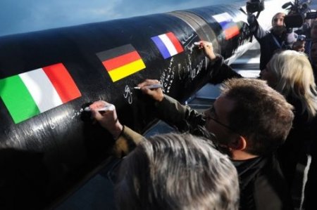 Германия, вслед за Италией, заявила, что поддержит строительство российского газопровода «Южный поток»