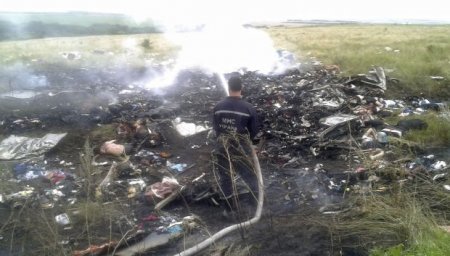 Сотрудники ГСЧС нашли два черных ящика на месте падения Boeing-777