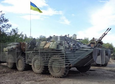 В Запорожье изобрели защиту для БТРов. Видео В Запорожье изобрели защиту для БТРов. Видео
