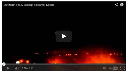 На окраинах Донецка ночью стреляла артиллерия: видео из города