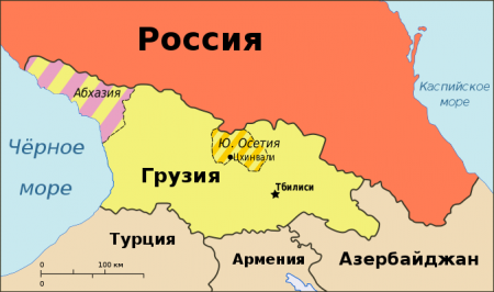 Южная Осетия возводит разделительный барьер на границе с Грузией