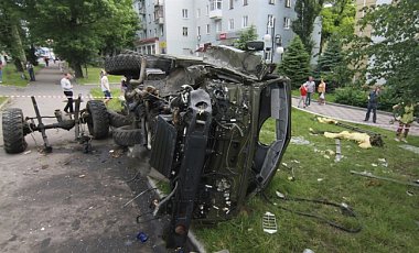 Под Луганском бойцы АТО уничтожили колонну техники террористов