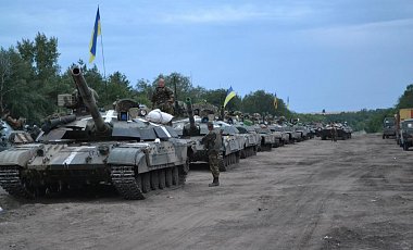 Силы АТО наступают на Донецк и Луганск - СНБО