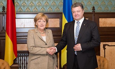 П.Порошенко провел встречу с А.Меркель