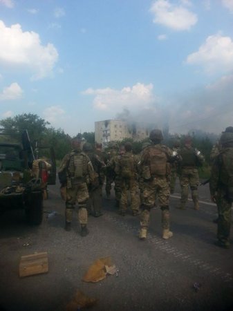 Батальон «Азов» уже в Донецке. Фото