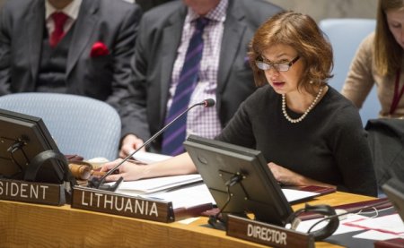 Представительница Литвы в Совбезе ООН: Россия еще ни разу не осудила действия сепаратистов Представительница Литвы в Совбезе ООН: Россия еще ни разу не осудила действия сепаратистов