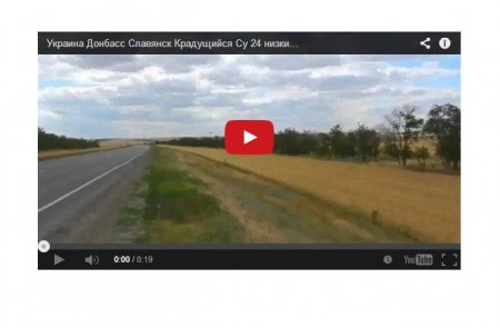 Как украинские ВВС атакуют террористов вдоль границы. Видео