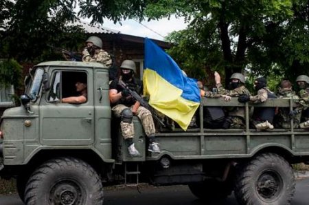 Батальон "Донбасс" отбил у боевиков 2 инкассаторских автомобиля
