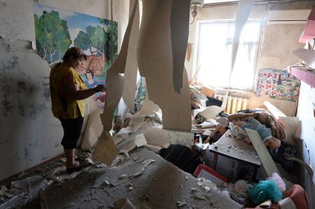 АТЦ: террористы обстреляли жилой район Киевский в Донецке