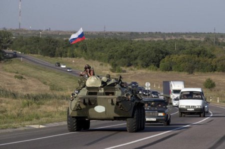 Российская военная техника направляется в сторону Украины (фото)