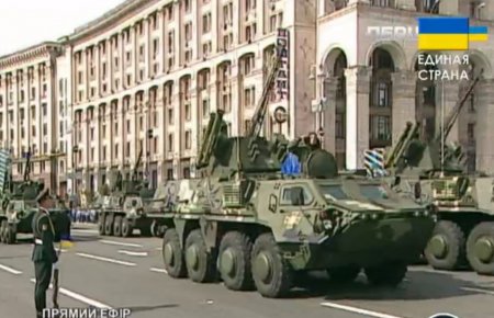 Лысенко: "Кугуары" и "Кразы", принимавшие участие в параде на Крещатике, прибыли в зону АТО