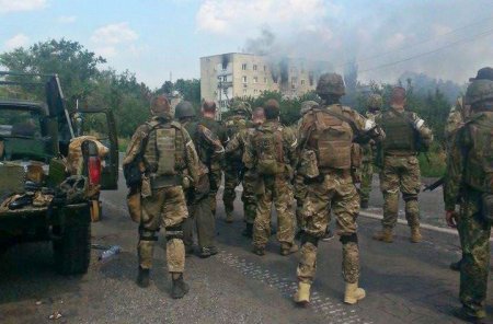 Новоазовск Донецкой области снова контролируют силы АТО - "Азов"