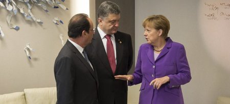 А.Меркель и П.Порошенко скоординировали действия перед заседанием Евросовета