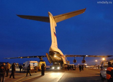 В Санкт-Петербург прибыл пятнадцатый самолет с ранеными военнослужащими РФ