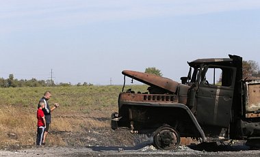 На Харьковщине взорвался армейский грузовик с боеприпасами
