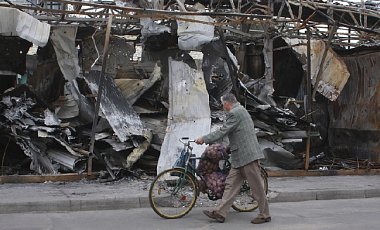 В Донецке из-за обстрелов полностью разрушен дом - горсовет